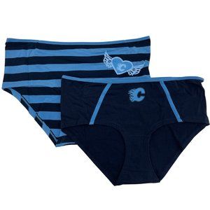NHL | Women's Boycut Underwear | Flames | Blue